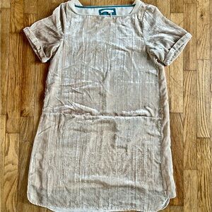 Velour mini dress